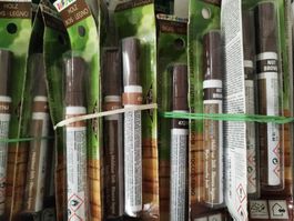 Lot. 40x Holz-Retouchierstift 5 Farben DUPLI-COLOR® NP 529.-