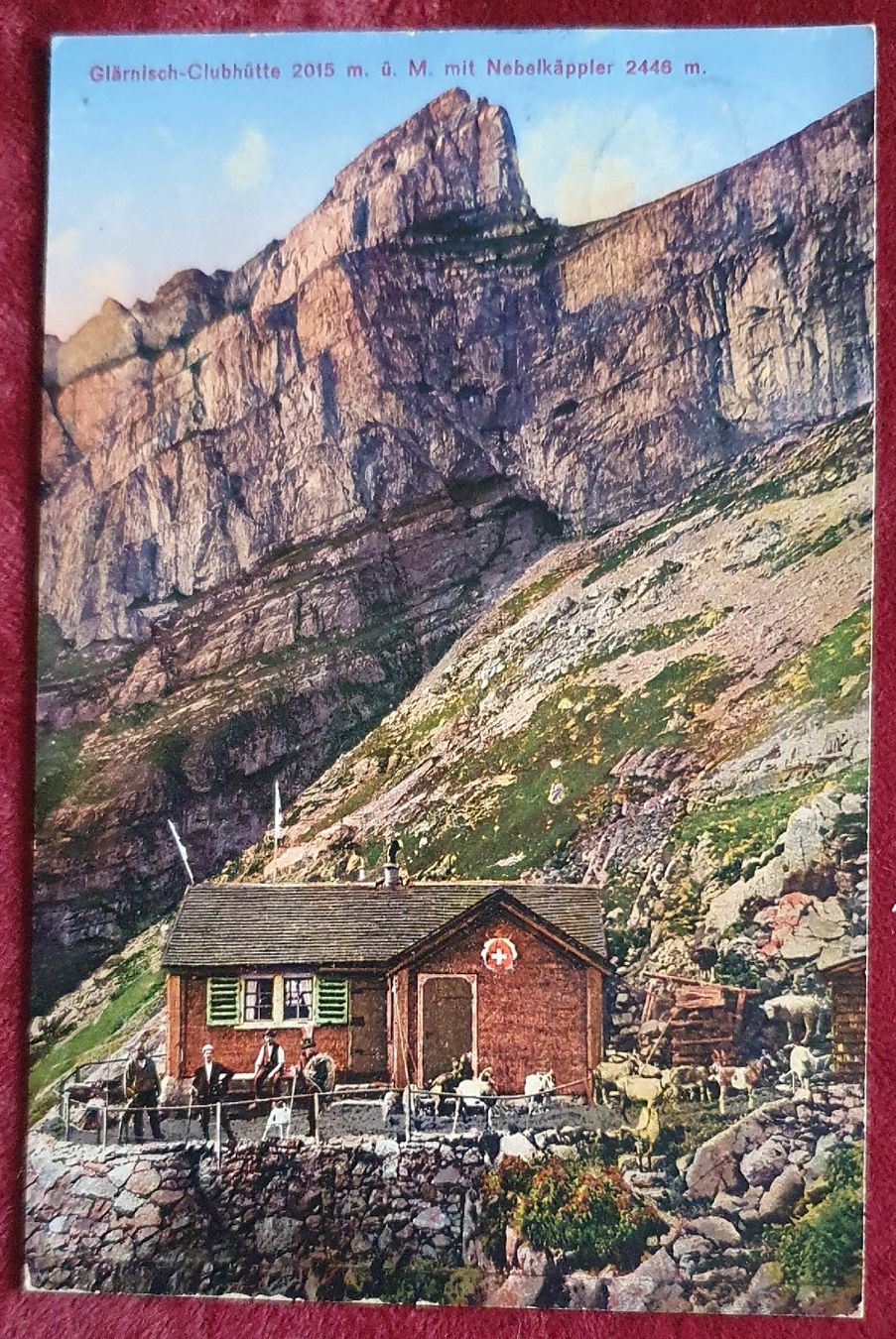 Cartoline postali: 3 Ansichtskarte Glärnisch-Clubhütte – Usato da Kreuzlingen venduto da Rschweiz1 6
