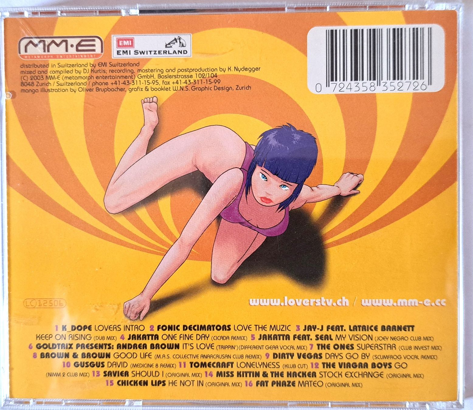 CD: LOVERS TV - DJ KURTIS VOL.2 – Usato da Tenniken venduto da mik_6mxg 5