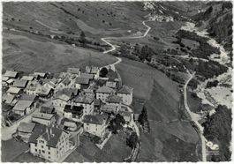 TI 69 BEDRETTO in aeroplano sopra Flugbild 1965 GF