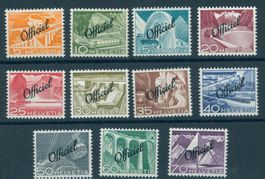 OFFICIEL, TECHNIK & LANDSCHAFT 1950, TADELLOSER SATZ **!