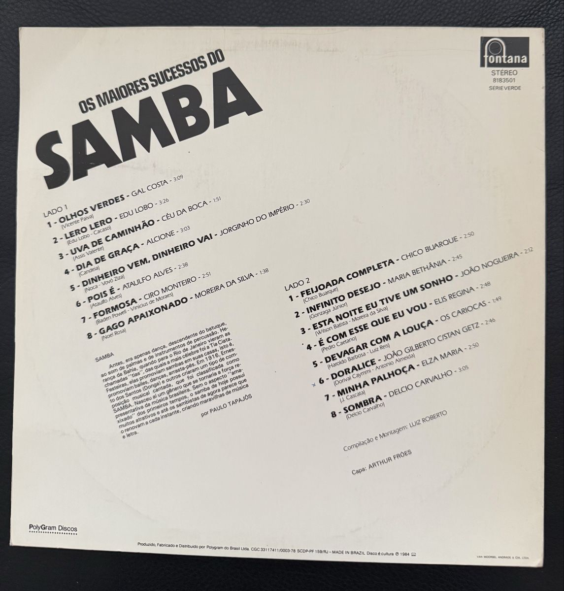 Dischi in vinile: Os Maiores Sucessos Do Samba Schallplatte – Usato da Goldach venduto da Messerguru 1