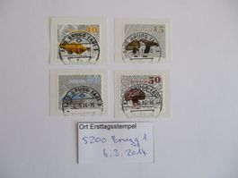 Voll Ort Ersttagsstempel aus 5200 Brugg 1