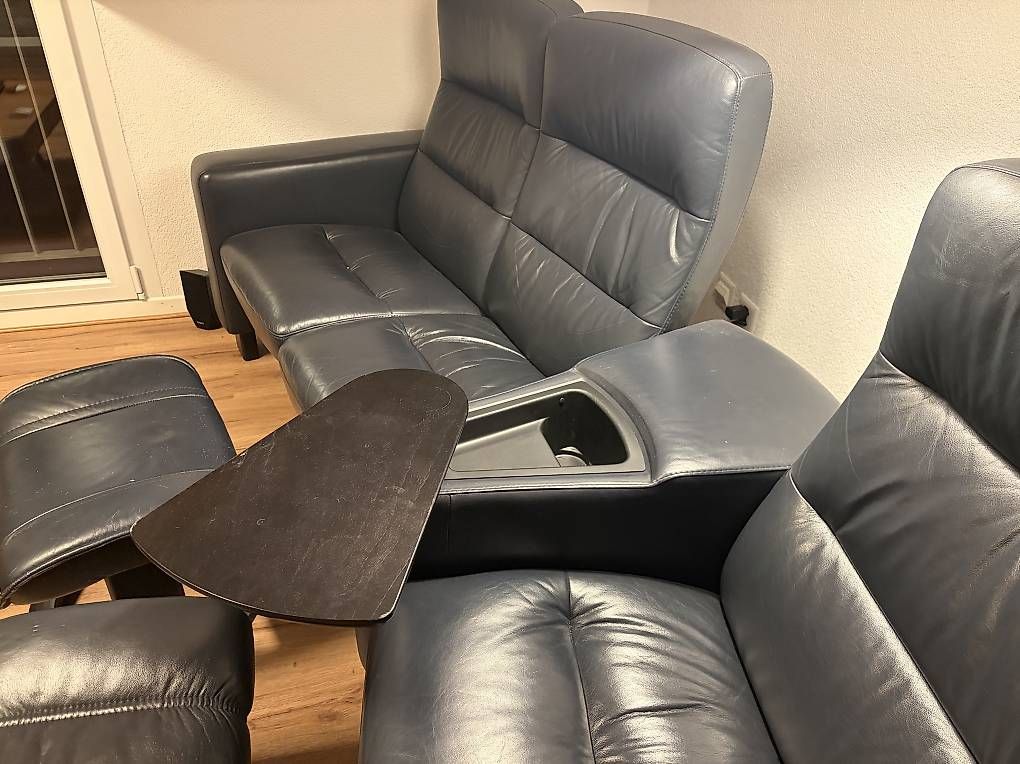 Stressless Sofas: Stressless 4er Sofa mit Hocker – D'occasion à Wittnau par Ricartutti 2