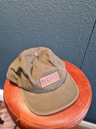 Mons Royale Cap, Olivgrün, Lederakzente, Top Zustand! 