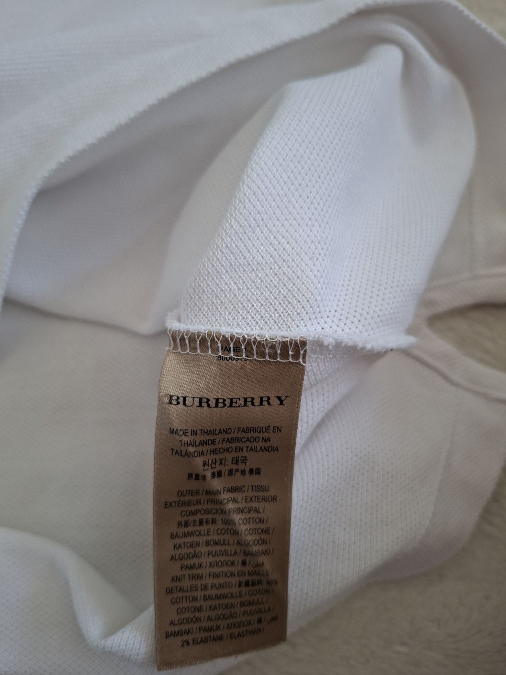 Burberry Polo-Shirts: Polo Burberry blanc taille M – Gebraucht aus Renens VD von ser_j2fn 5