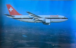SWISSAIR Poster / Plakat - AIRBUS A310