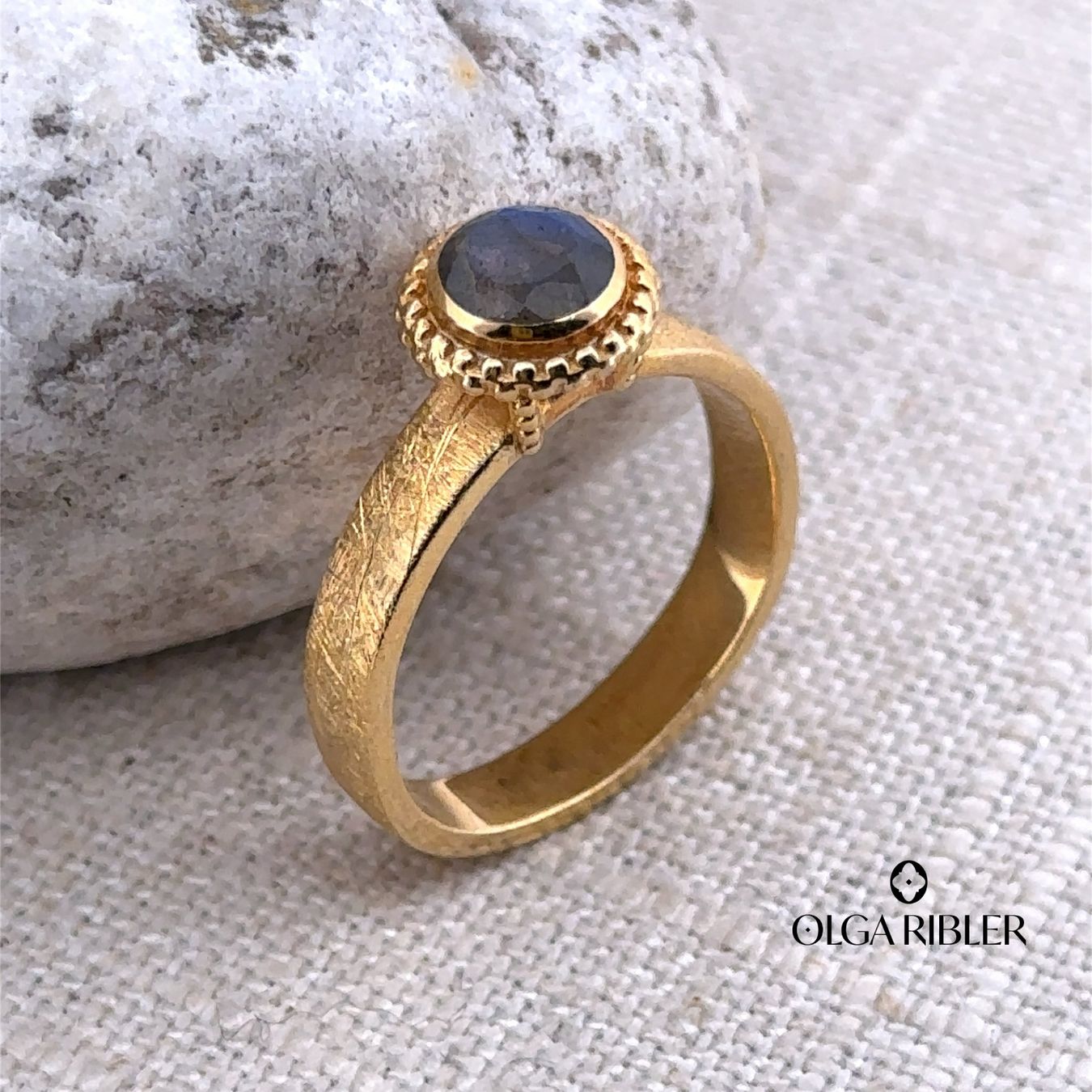 Olga Ribler Ringe: Silber Ring 925 mit Labradorite Grösse 57 – Neu (gemäss Beschreibung) aus Luzern von Schmuckoutlet 3