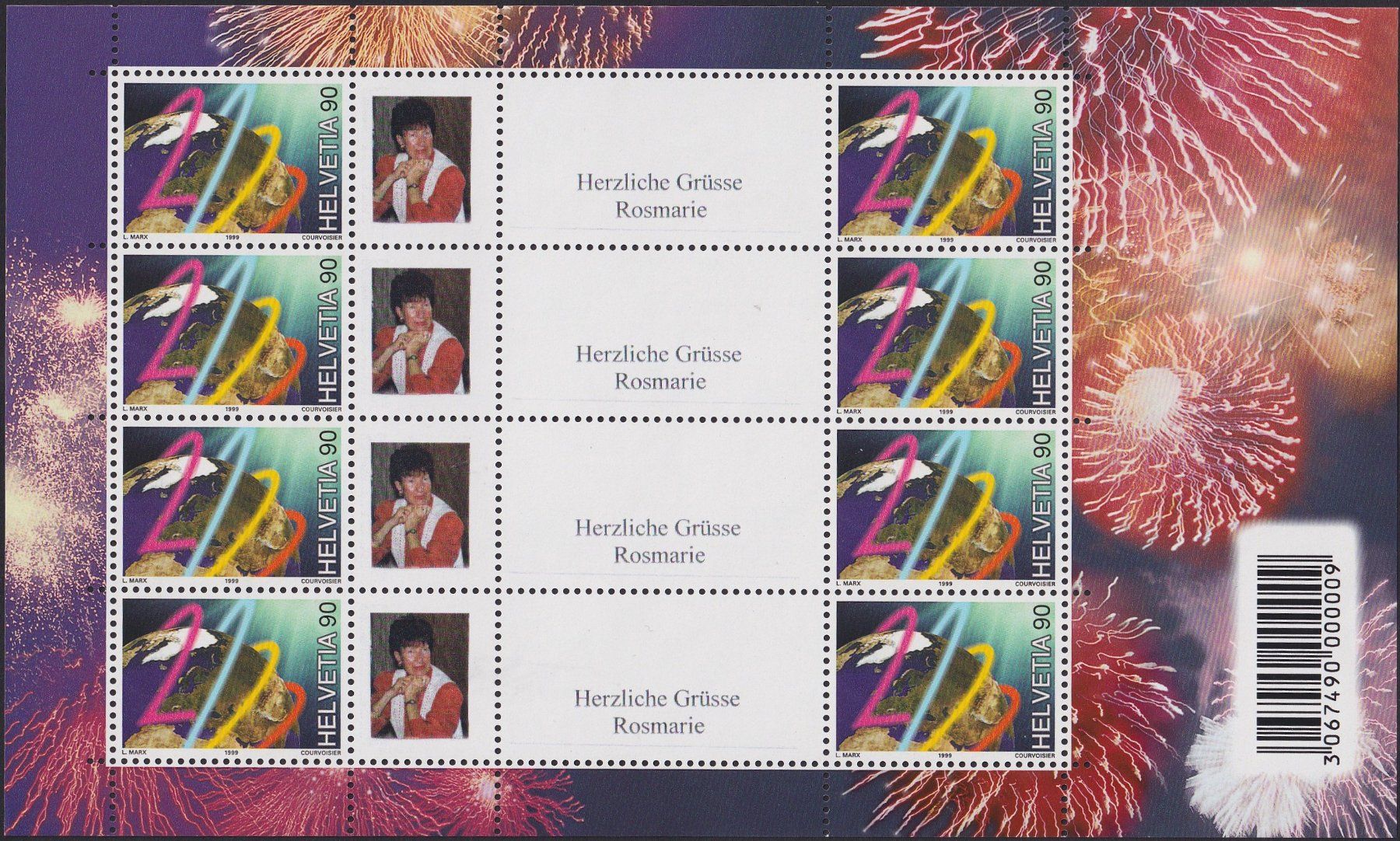 Alle Briefmarken: 2000: OS80E Millennium-Bogen postfrisch **. Kat: 220.- – Gebraucht aus Sursee von Luzernerraute