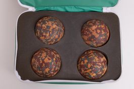 Alter Bocce Ball Set mit Tasche gebraucht