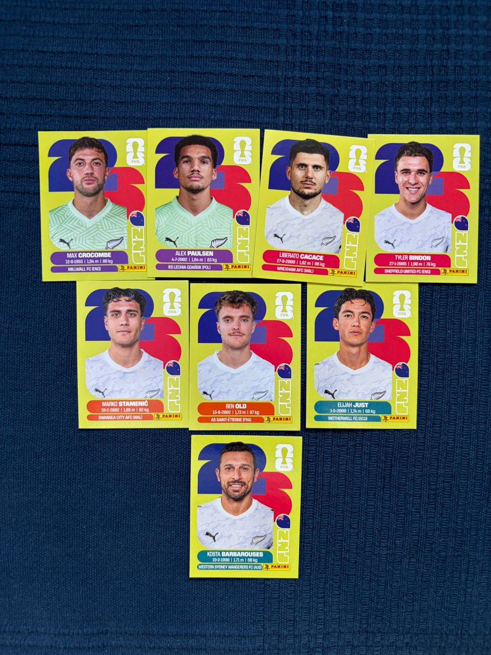 Panini Carte collezionabili: 8 Panini Sammelbilder von Neuseeland – Usato da Thalwil venduto da kon_v82n