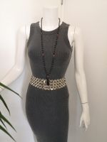 🤩ZARA MALA-HALSKETTE SCHWARZ-BRAUN MIT QUASTE NEU