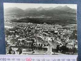 OLTEN FLUGAUFNAHME 1959 SWISSAIR PHOTO AERO-FOTO