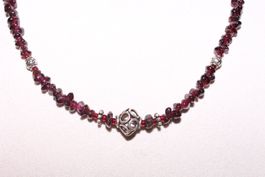 Halbedelsteinkette Granat