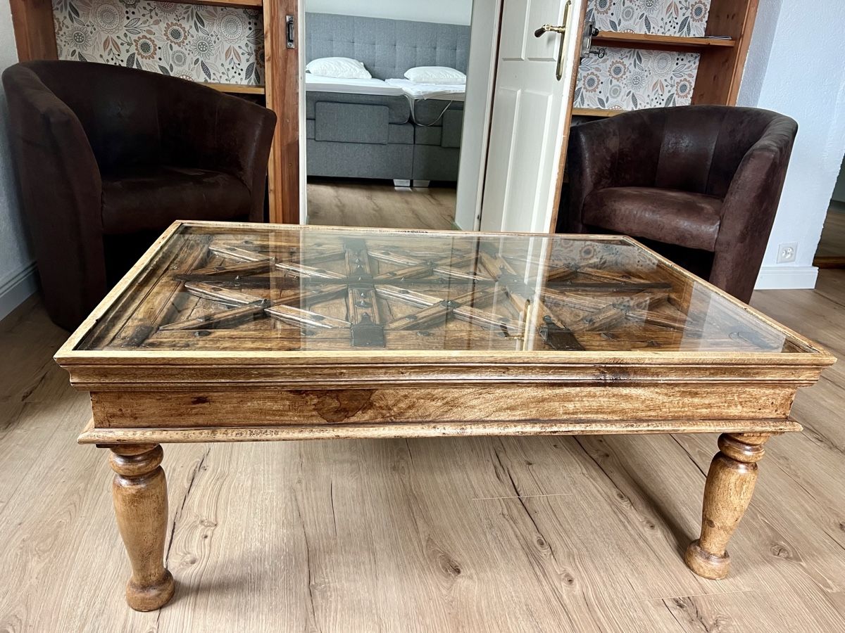 Comodini: Table basse bois et verre d'occasion – Usato da Glion venduto da tef_mfv9