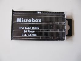 Modellbau  HSS Twist Drills 20 Bohrer 0,3-1,6 mm