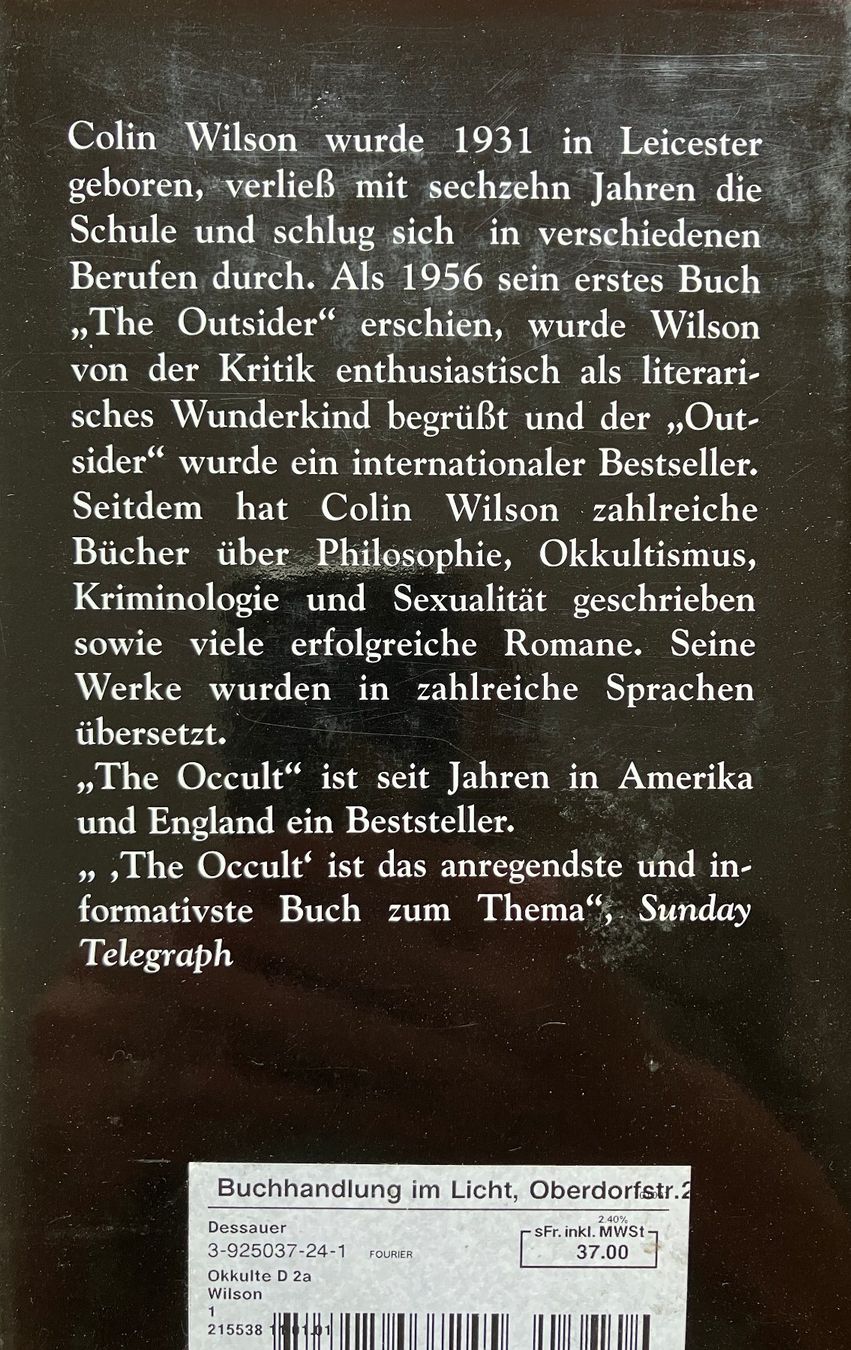 Libri: Das Okkulte – Usato da Richterswil venduto da Nathan_adler 1