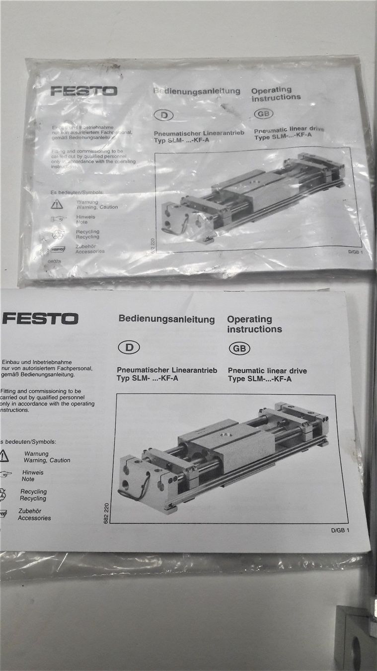 Festo Altro per industria metallurgica: Lineareinheit Pneumatischer Linearantrieb – Nuovo (secondo la descrizione) da Madiswil venduto da 20gls 5