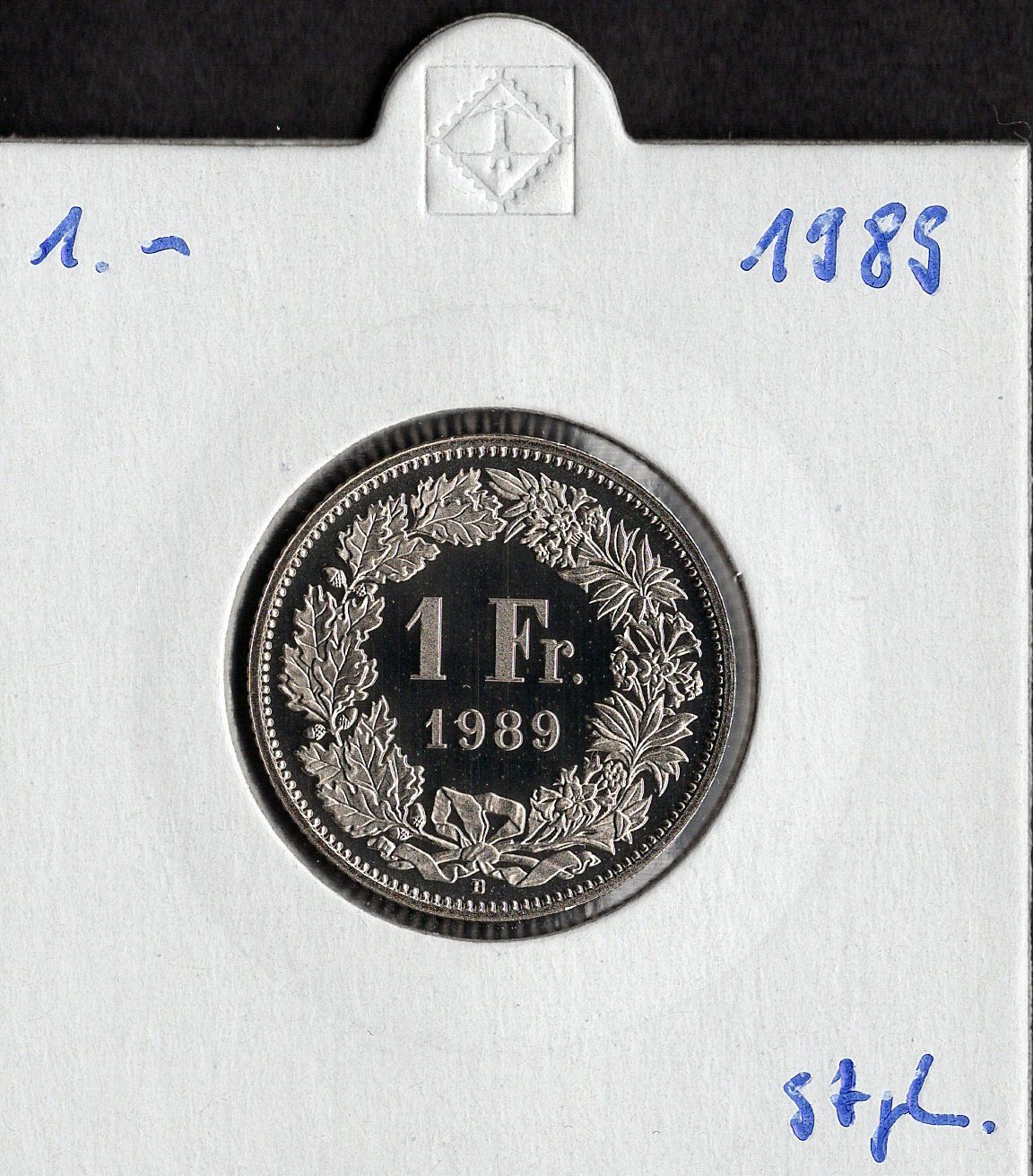 Tutti le monete: 1 Franken 1989 stgl. – Nuovo (secondo la descrizione) da Alpnach Dorf venduto da Colibri126