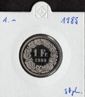 1 Franken 1989 stgl.