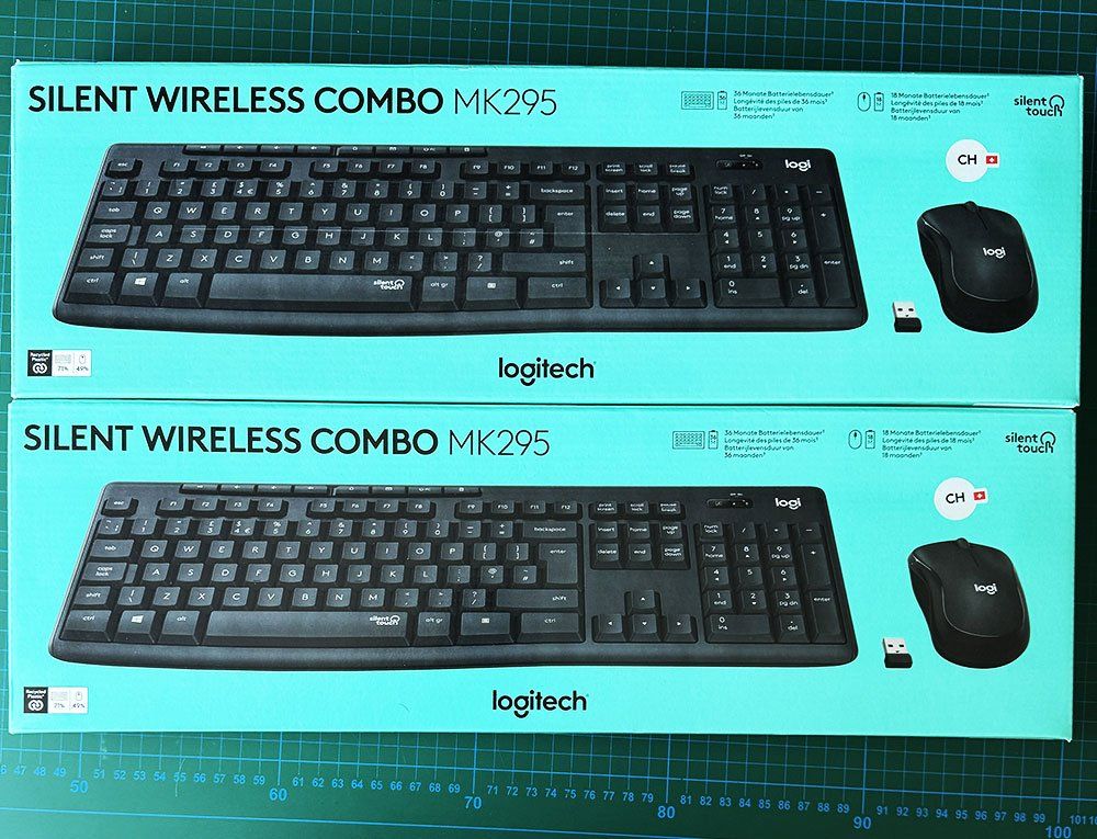Logitech Tastiere: 2 CLAVIERS SOURIS WIRELESS LOGITECH MK295 – Nuovo e nell'imballaggio originale da Préverenges venduto da AGENA8008