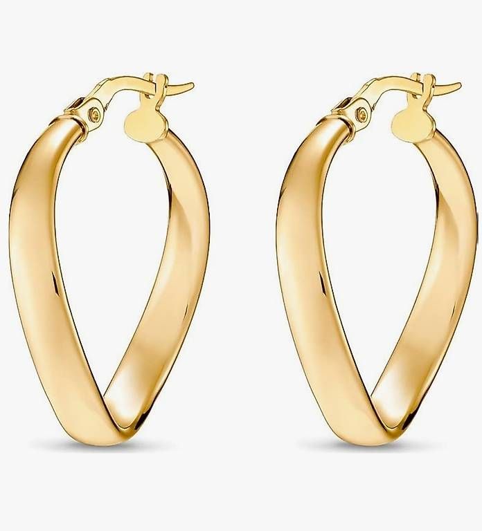 Orecchini pendenti & Orecchini a lobo: Creolen 375er Weißgold – Usato da Hemmental venduto da 18kGold 2