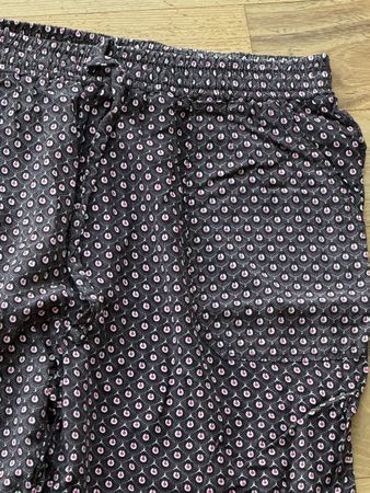 ☼Sommerhosen☼ gemustert☼ black ☼Gr.L