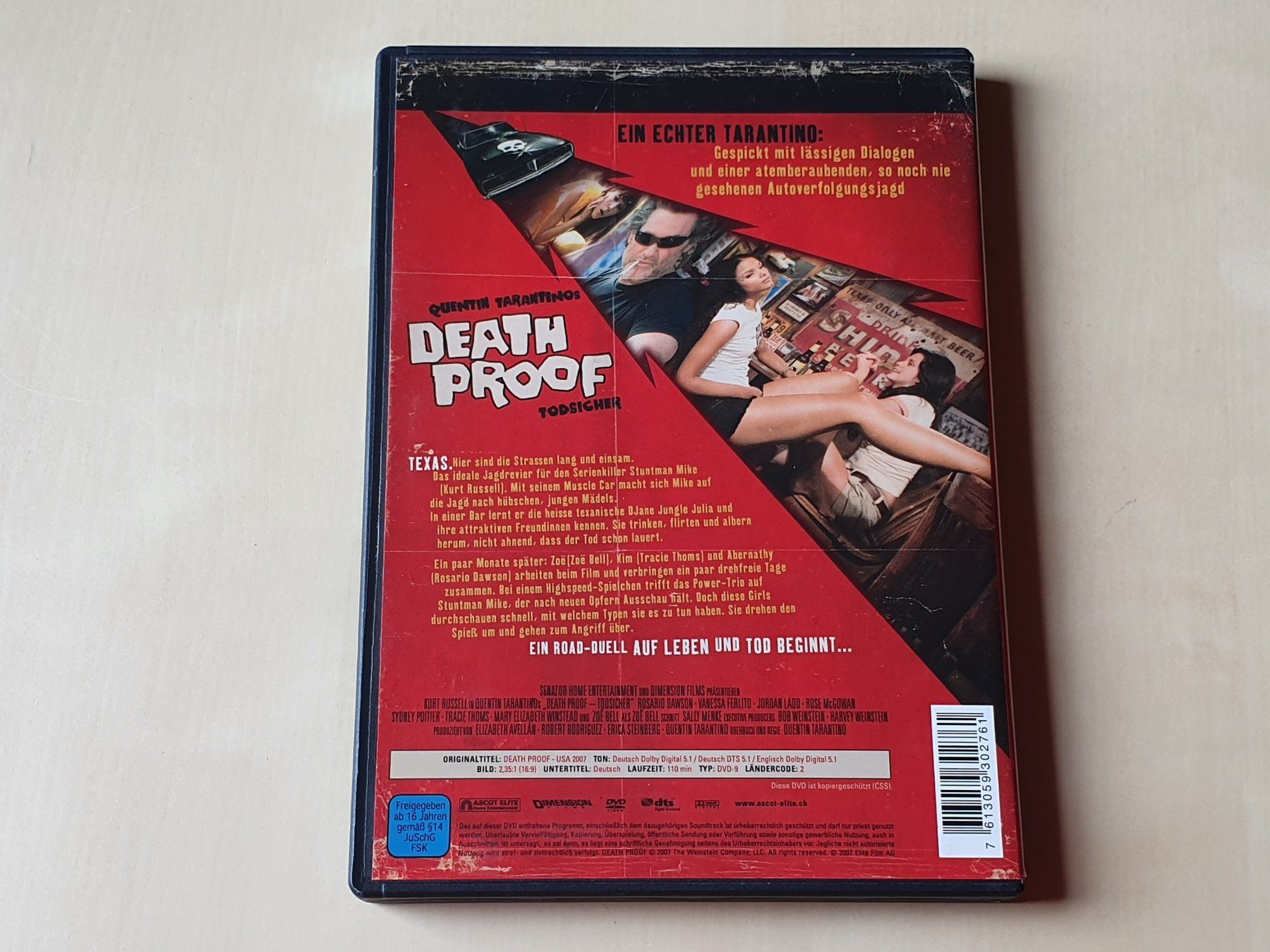 Tutti i DVDs: Death Proof – Usato da Stansstad venduto da collectorsshop 1