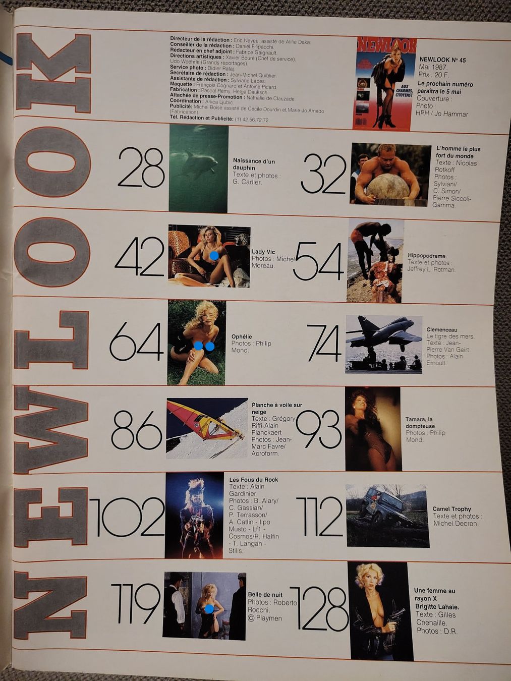 Riviste & Magazine: Newlook N°45 Mai 1987 – Usato da Meyrin venduto da Flurrio 1