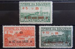 Luxemburg Kat. 144-146 * 1923