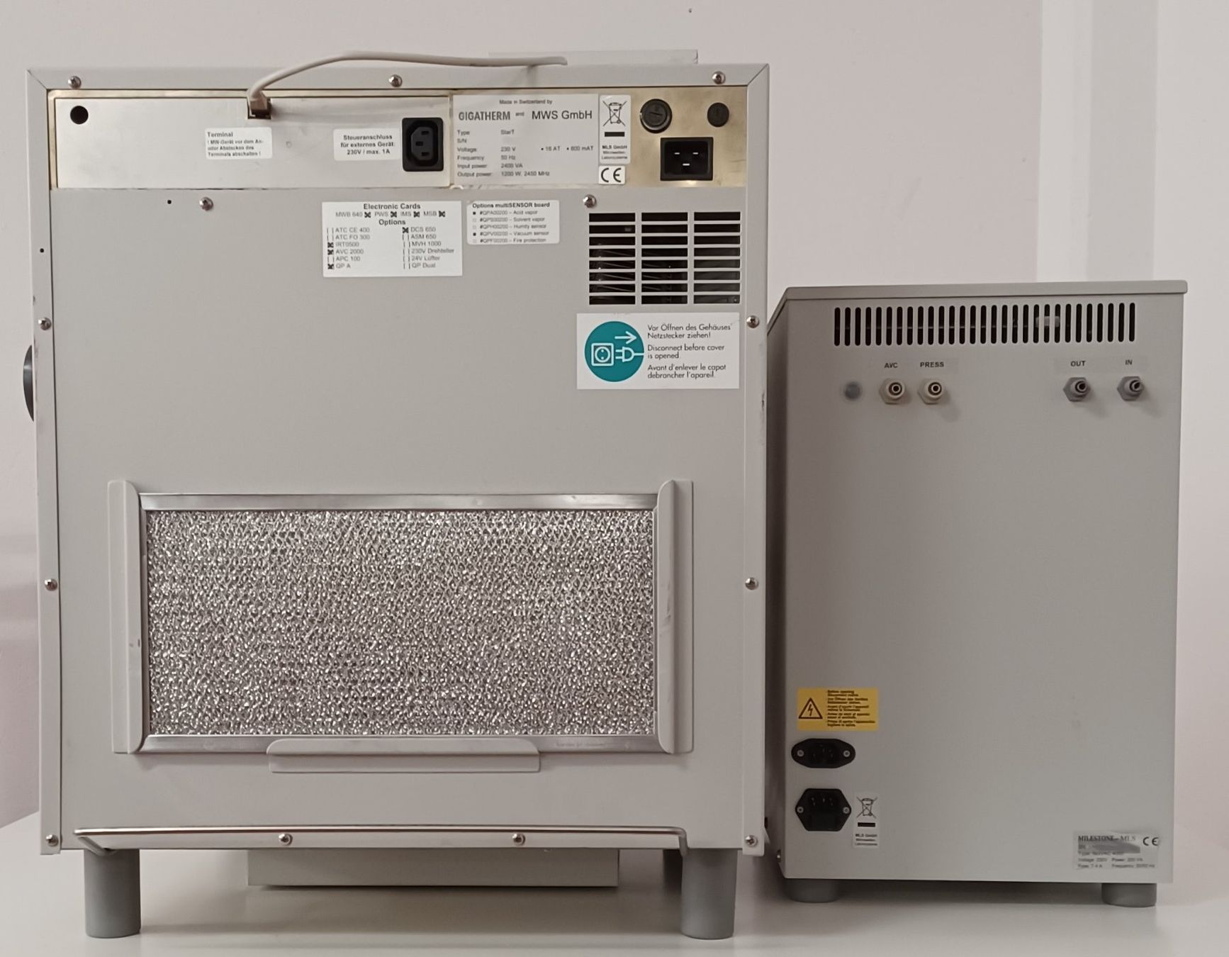 Accessori da laboratorio: MLS Gigatherm starT incl. flexVAC 4000 – Usato da Niederdorf venduto da LeptonAG_Labor 4