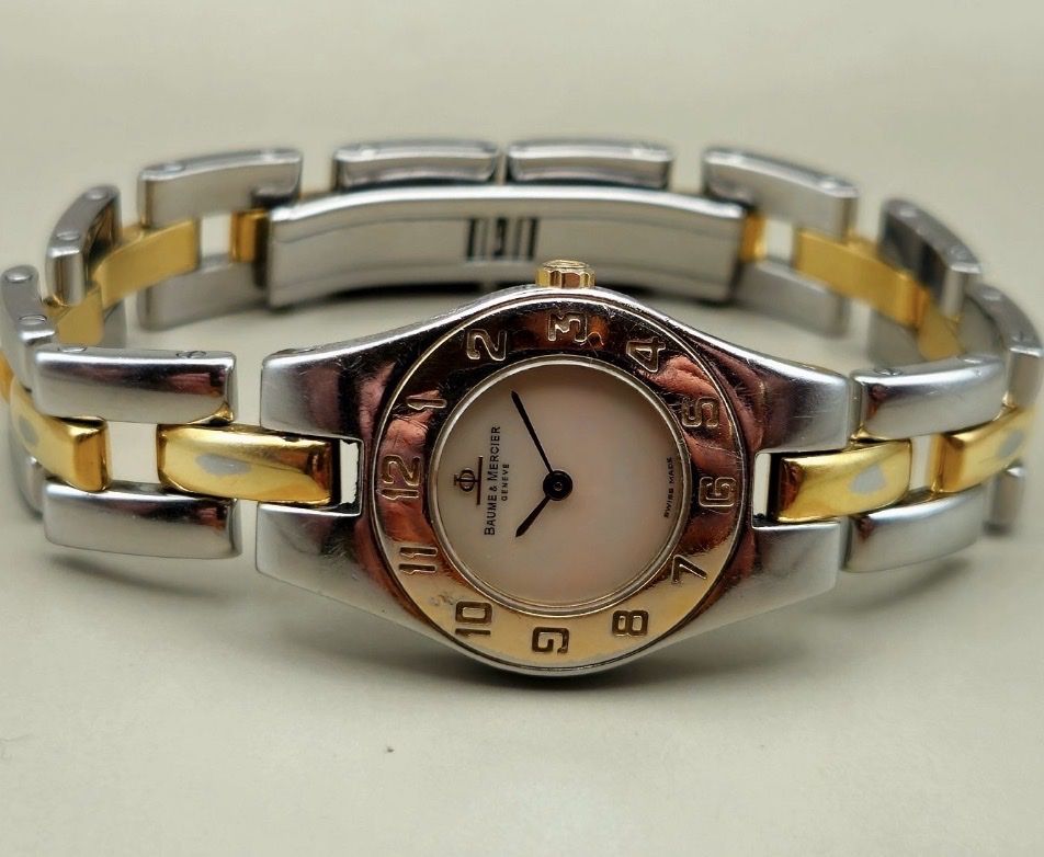 Baume & Mercier Uhren: Baume & Mercier Bicolor mit Perlmutt Zifferblatt – Gebraucht aus Untersiggenthal von TimeandShine 4