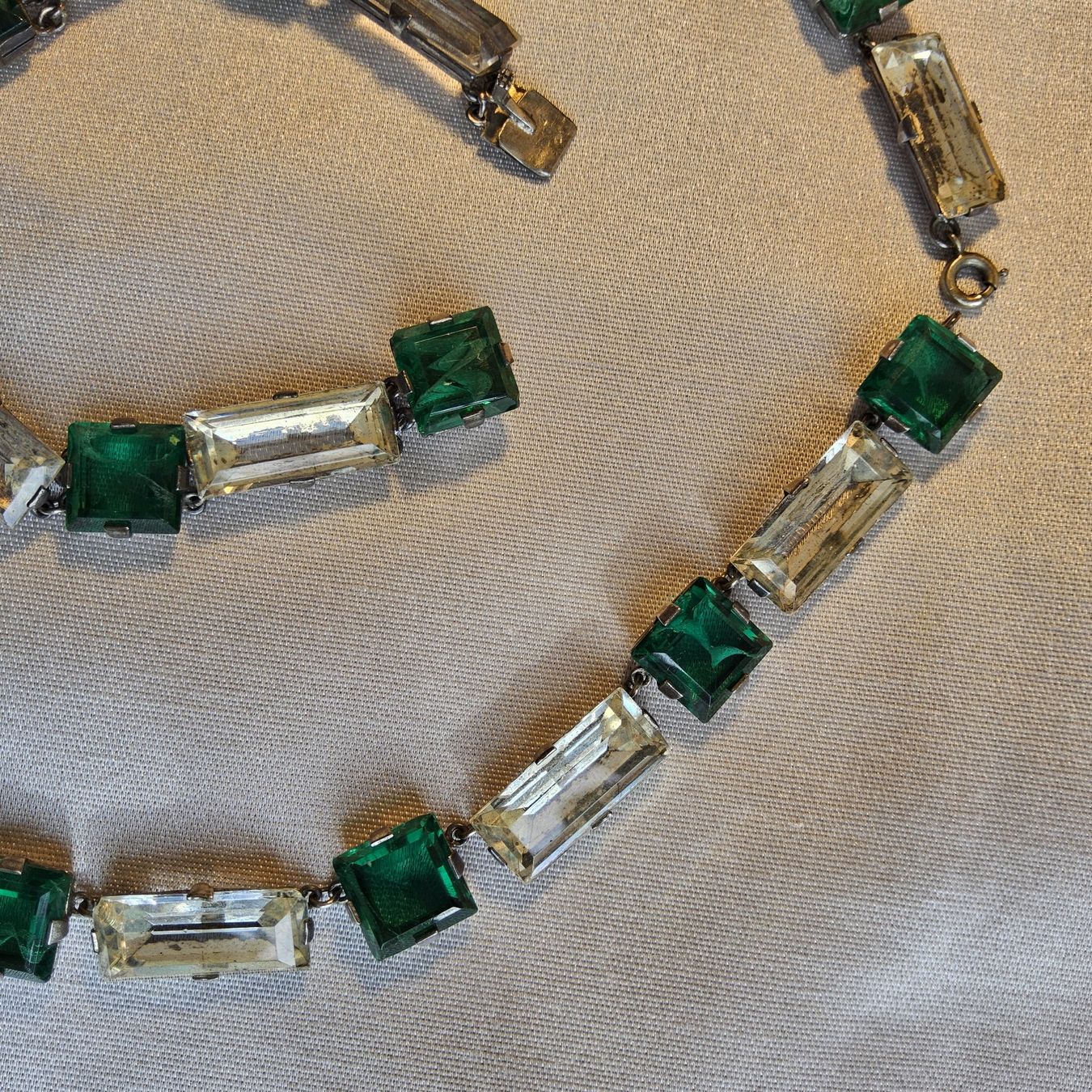 Altri gioielli: Art Déco Collier und Armband, ca 1910, Strass – Usato da Zürich venduto da helsan 5