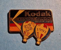 Ballon Pin 20. Kodak Albuquerque Balloon Fiesta 1991