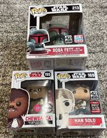 Funko Pop! 7 Figuren OVP (u.a. Star Wars exclusives)