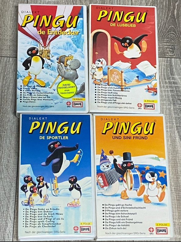 Alle VHS: Pingu 4x – Gebraucht aus Muri b. Bern von AdidasCollector