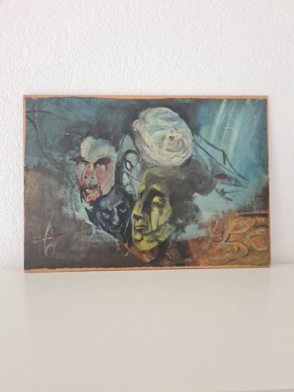 Dipinti: Tableau peinture art abstrait expressionniste signé – Usato da Monthey venduto da 187-zeroo 2