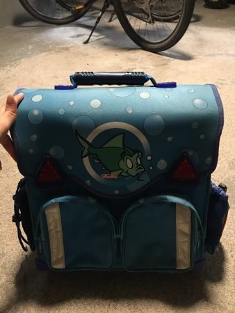 Schulthek Primarschule Kinderrucksack Blau