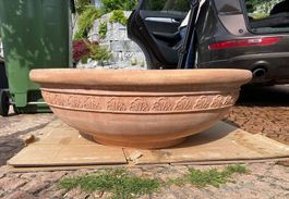Terrakotta FLORALEZAUBER Pflanzschale Blumentopf Pflanzentop