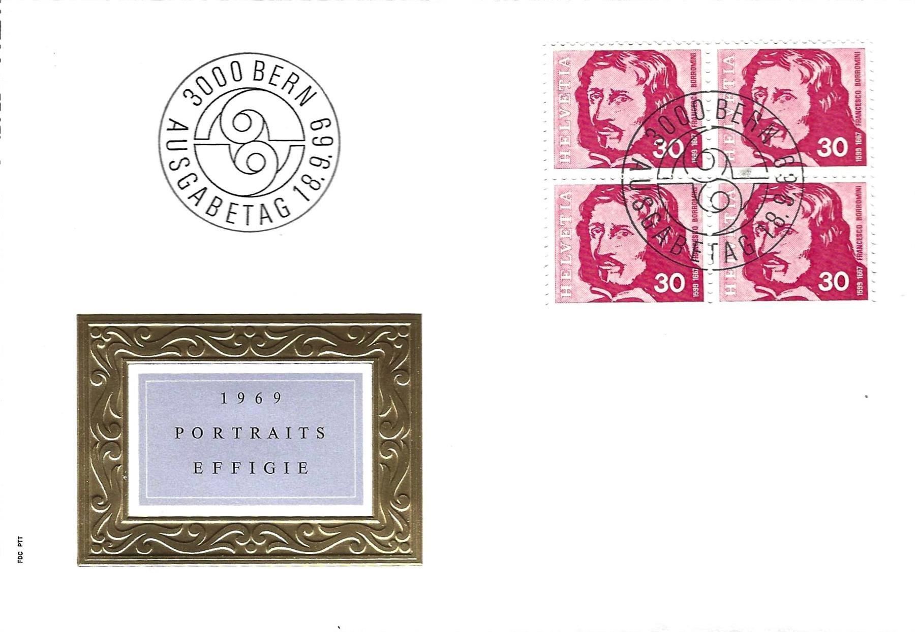 Tutti i francobolli: FDC Viererblock 1969 – Usato da Koblenz venduto da Markenhimmel