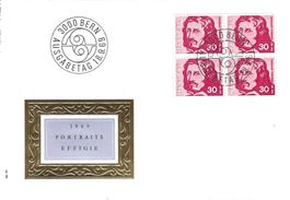 FDC Viererblock 1969