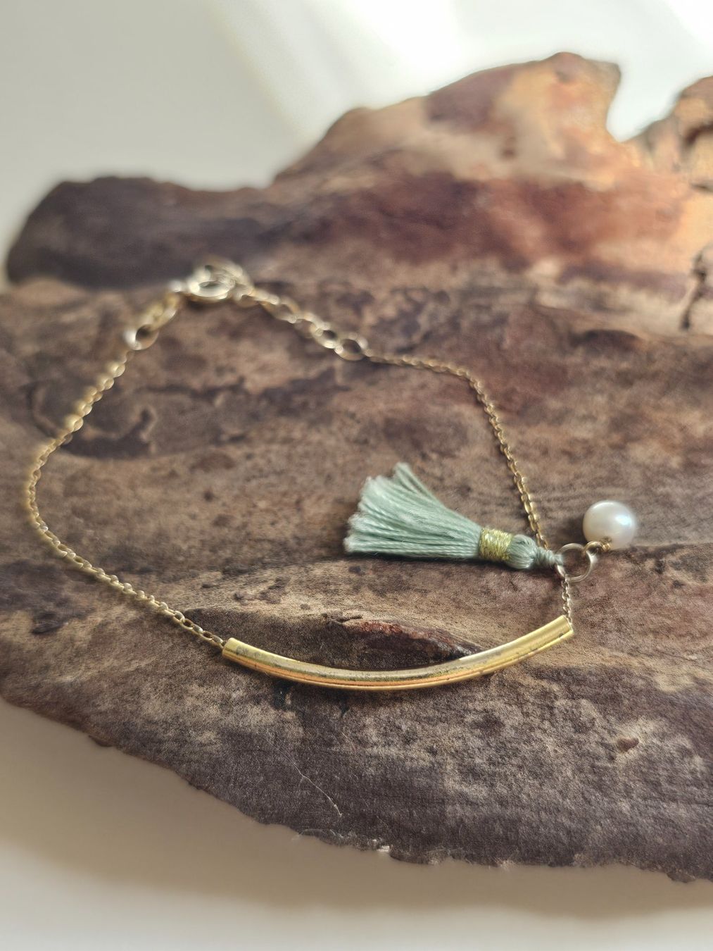 Bracelets: 925 Silber Armband mit Quaste – D'occasion à Zürich par MaisonBelleCachet