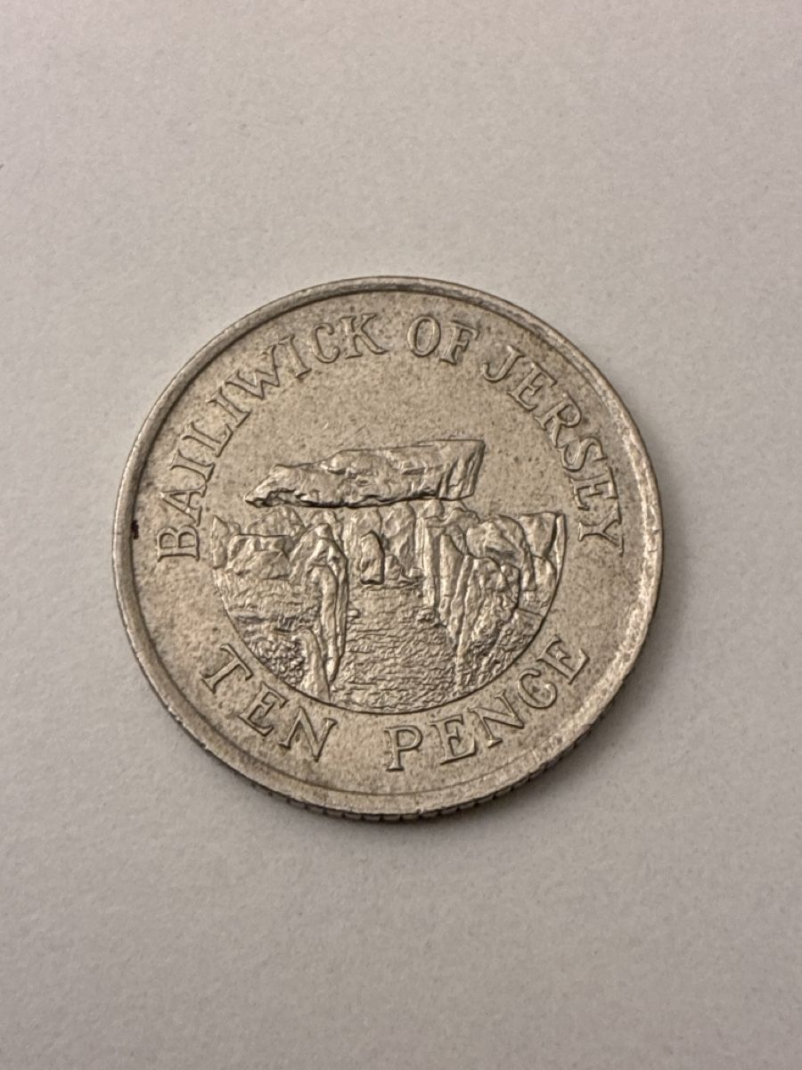 Alle Münzen: Nr. 82: 10 Pence, Jersey, 1992 – Gebraucht aus Burgdorf von Yakari5165