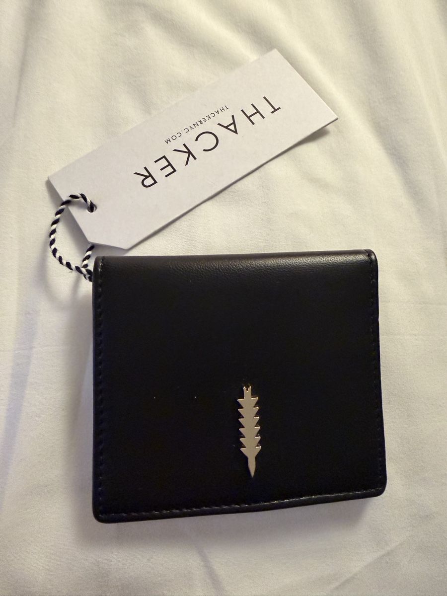 Brieftaschen: Thacker NYC Black Leather Wallet - stylish and sleek! – Neu und originalverpackt aus Steinhausen von mar_8y57