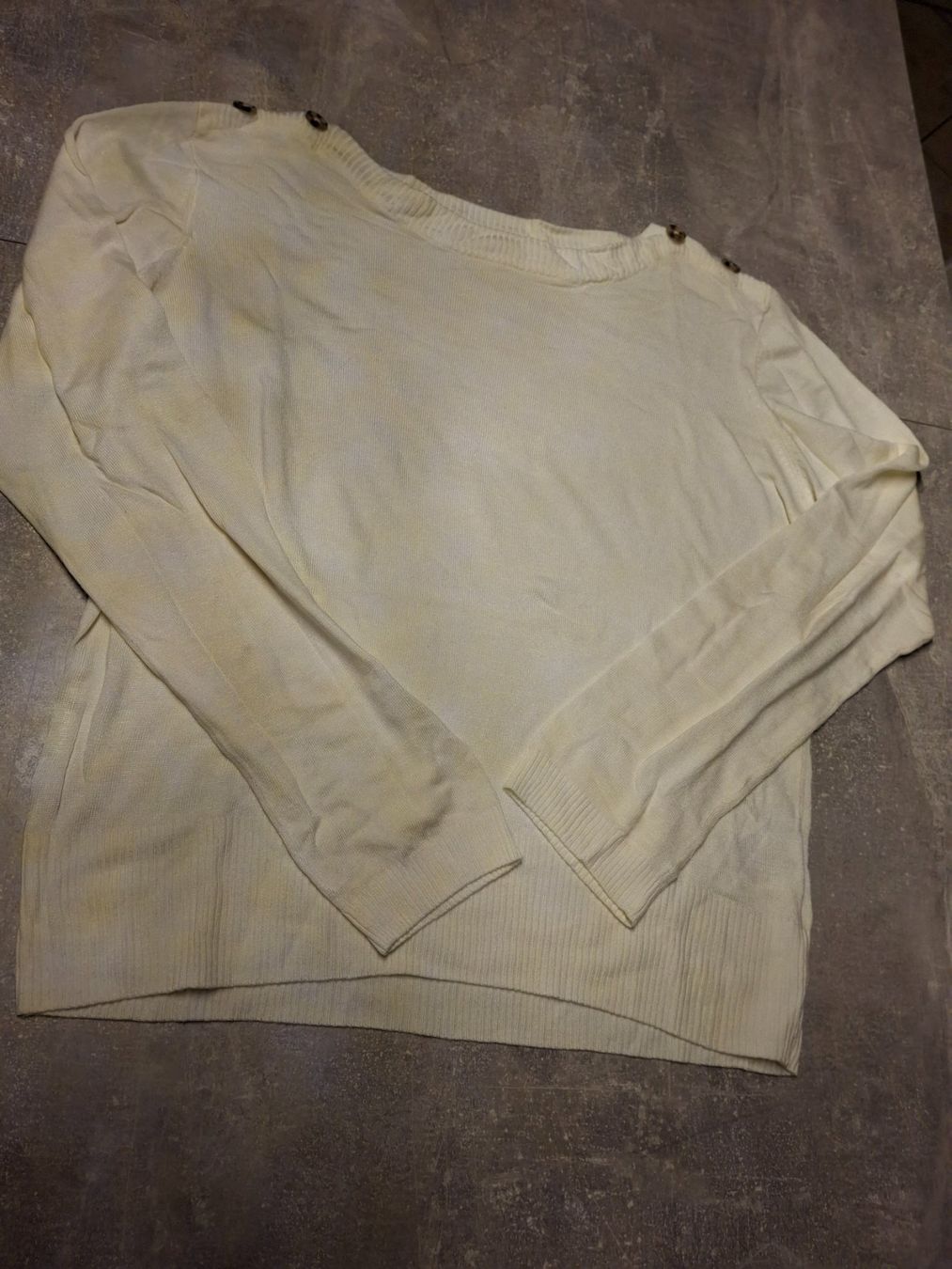 Maglioni & Felpe: Pull blanc XL marque Chicorée – Usato da Villiers venduto da san_jn5w