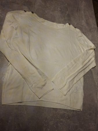 Pull blanc XL marque Chicorée