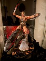 Frank Frazetta's "Conan the Conqueror" Statue von CS Moore