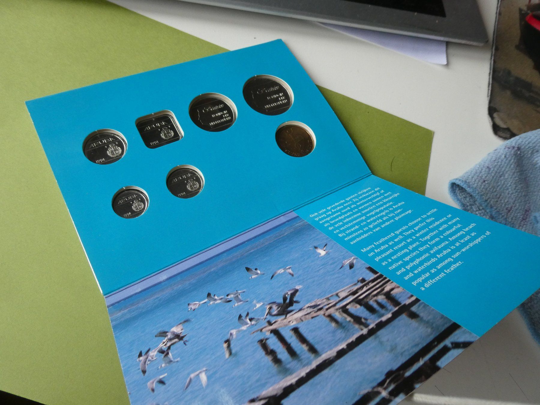 Alle Münzen: Aruba 1994, Muntset Aruba Fleur de coin – Gebraucht aus Hinterforst von Rohusri 3