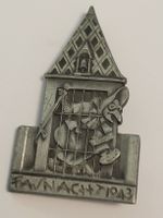 Fasnacht 1943 Anstecker Felix Muller Basel guter Zustand