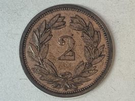 2 Rp. 1931 vz-unz Glanzstück - Seltene Qualität